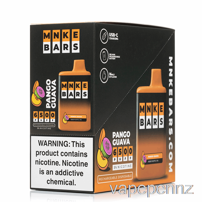 MNKE Bars 6500 Disposable (5-Pack) VAPE NZ